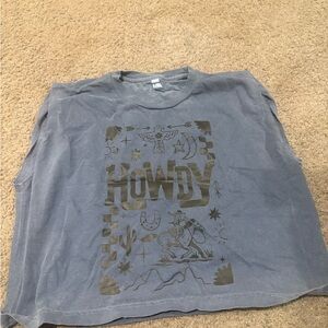 Women’s Blue 'Howdy' Graphic T-Shirt